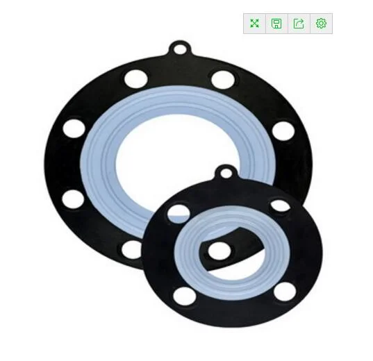 Rubber Gasket, PTFE Bonded EPDM Rubber Gasket