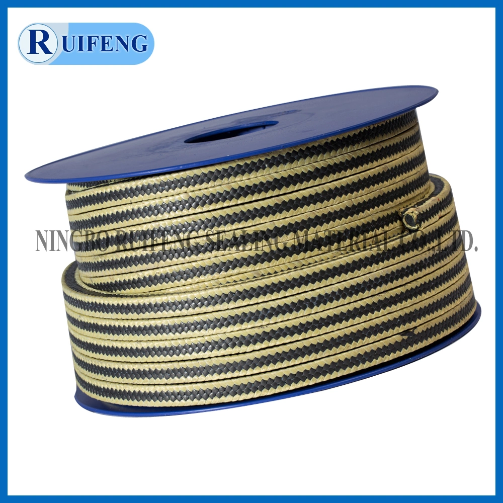 PTFE Graphite Aramid Fiber Gasket Gland Packing Used in Valve